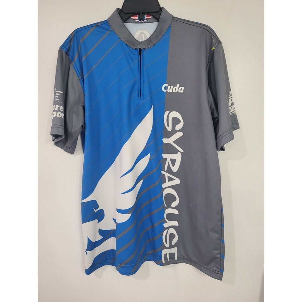 Syracuse 2018 Open Championship‎ Gray Blue  Bowling Shirt Large